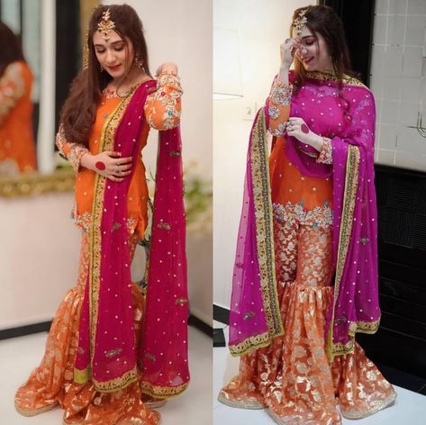 Mehendi Suits, Shadi Outfits, Haldi Function Dress, Churidar Design, Mayo Dress, Mehandi Outfits, Designer Dresses Couture, Dupatta Embroidery, Mehndi Dresses