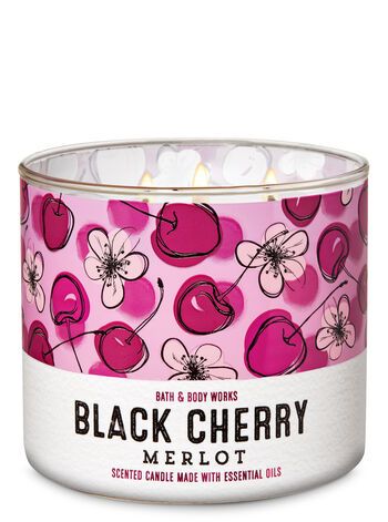 Cherry Candle, Black Cherry Merlot, Candle Obsession, Candles Dark, Bath & Body Works, Bath N Body Works, Bath Body Works Candles, Fragrant Candles, Bath And Body Work