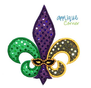 377 Fleur delis three color for Mardi Gras applique design in digital format for embroidery machine by Applique Corner Madi Gras, Saints Logo, Frat Coolers, Mardi Gras Shirt, Mardi Gras Beads, Mixed Media Art Journaling, Felt Ornaments, Applique Designs, Holiday Design