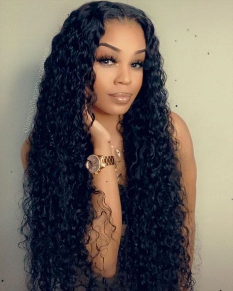 Italian Curly Hair Weave, Stormie Webster, Italian Curly Hair, Wigs Styles, Hair 90s, Long Hair Waves, Long Hair Wigs, Hair Textures, Hair Things