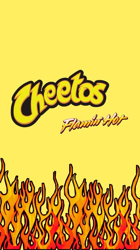 Flamin Hot Cheetos Aesthetic, Hot Cheetos Wallpaper, Chetos Flaming Hot Aesthetic, Cheetos Wallpaper, Cheetos Logo, Chester Cheetos, Cheetos Flamin Hot, Rap Snacks, Motif Jersey