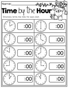 Kindergarten Telling Time, Elapsed Time Worksheets, Clock Worksheets, Kindergarten Math Free, Kindergarten Math Worksheets Free, Telling Time Worksheets, Matching Worksheets, Free Kindergarten Worksheets, Time Worksheets