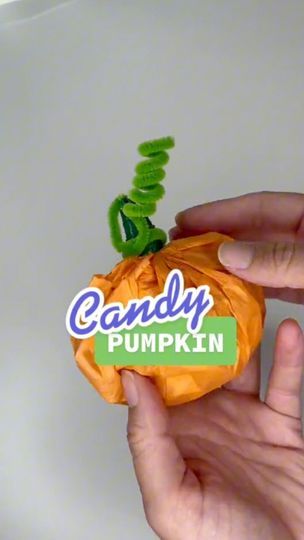 3.9M views · 42K reactions | How To Make A Candy Filled Pumpkin Using Tissue Paper 🎃🍬Make these for your own kids, grandkids, classroom, or trick or treaters!! #trickortreat #halloween2024 #halloween #halloweenideas #candy | Emerald Outlaw | Emerald Outlaw · Original audio Tissue Paper Pumpkins With Candy, Orange Tissue Paper, Filled Candy, Trick Or Treaters, Pumpkin Candy, Candy Making, Trick Or Treater, Paper Pumpkin, Tissue Paper