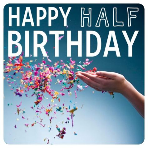 Happy half birthday to ME! (kind of - my birthday lands on the 29th )  Buy a TEE - get a necklace or earrings HALF OFF!  Message me your order to redeem  TODAY ONLY  Shop: Birthday Wishes Sms, Happy Half Birthday, Birthday Wall, Half Birthday, Fabulous Birthday, Year Quotes, Birthday Meme, Birthday Love, Happy Birthday Images