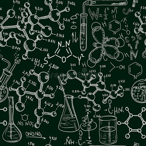 Science old chemistry laboratory seamless pattern. Vintage vector background ske , #SPONSORED, #seamless, #pattern, #Vintage, #Science, #chemistry #ad Biomolecules Background, Green Chemistry Aesthetic, Chemistry Notion Cover, Gen Chem, Chemistry Background, Sketchy Style, Chemistry Laboratory, Clinical Chemistry, Green Chemistry