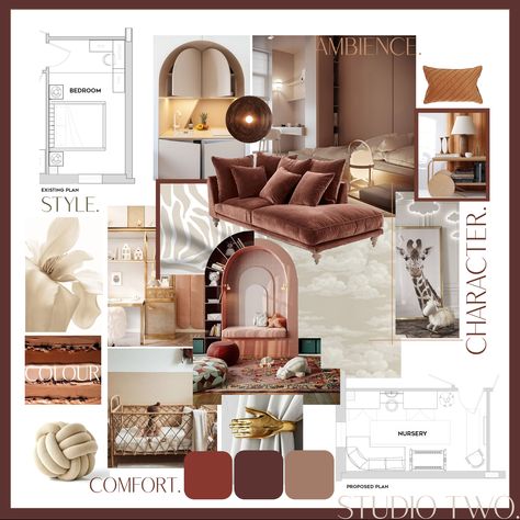 Mood Board Of Bedroom, Interior House Mood Board, Mood Board For House Interior, Interior Designer Mood Board, Modern Design Mood Board, Closet Mood Board, Mood Boards For Bedrooms, Pink Bedroom Mood Board, Mood Board Interior Living Room