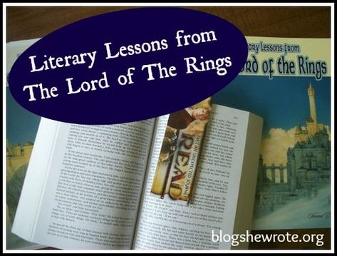 Literary Lessons from The Lord of the Rings - review at The Curriculum Choice. It's designed for grades 7-12 and makes a very complete one year course in literature. High School Biology Teacher, Homeschool Literature, Literature Unit Studies, Literature Study, Homeschool Fun, Fantasy Words, Vocabulary Exercises, Literary Themes, Books Everyone Should Read