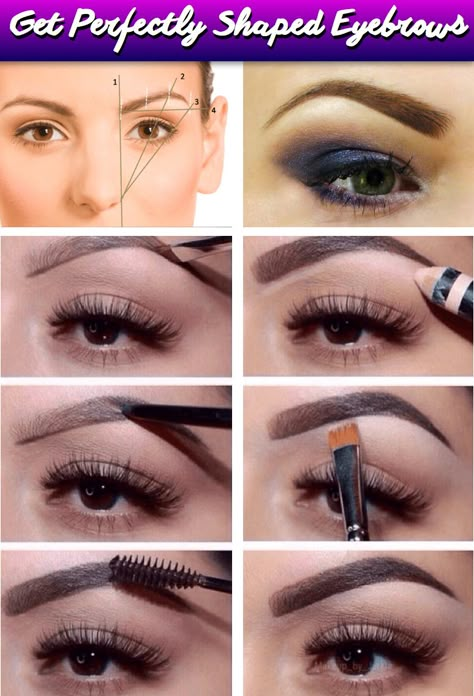 Here’s The Perfect Guide to DIY Eyebrow Shaping! Diy Eyebrow Shaping, Eyebrow Tutorial Shaping, Makeup Eyebrows, Eyebrows On Fleek, Eyebrow Kits, Eyebrow Tutorial, Perfect Eyebrows, Perfect Brows, Eyebrow Shaping