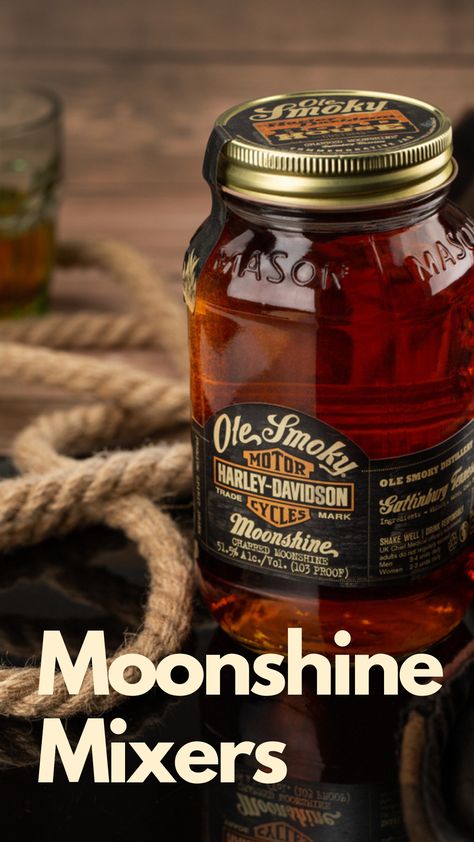 Moonshine Mixers Ole Smokey Moonshine Recipes Cocktails, Moonshine Drinks, Moonshine Drink Recipes, Peach Moonshine, Moonshine Cocktails, Unique Drinks, Salted Carmel, Peach Drinks, Cherry Liqueur