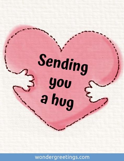 Hugs card. Sending you a hug... Virtual Hugs card to send by WhatsApp, Facebook or download to your cell phone or computer. Sending A Hug Your Way, Sending Hugs Images, How Are You Feeling Today, Hug Virtual, Sending Hugs Quotes, Hugs Quotes, Hug Emoticon, Sending Love And Hugs, Valentines Day Ecards