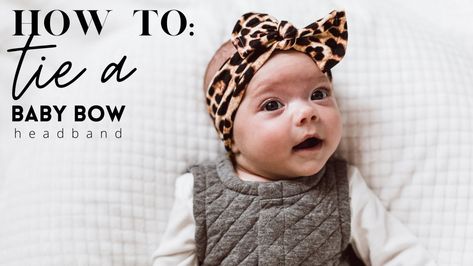 Tie Baby Hair Bow, How To Tie A Bow Headband, Diy Newborn Bows, How To Make A Baby Bow Headband, Infant Bows Headband Diy, How To Tie A Baby Headband, How To Tie Hair Bow, How To Make Baby Bows Headbands, How To Tie Baby Bow Headband