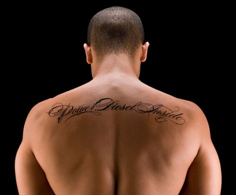 109 Best Back Tattoos for Men | Improb Tattoo Font For Men, Tattoo Quotes For Men, Small Back Tattoos, Tattoo Script Fonts, Cool Back Tattoos, Places For Tattoos, Cool Half Sleeve Tattoos, Good Tattoo Quotes, Upper Back Tattoos