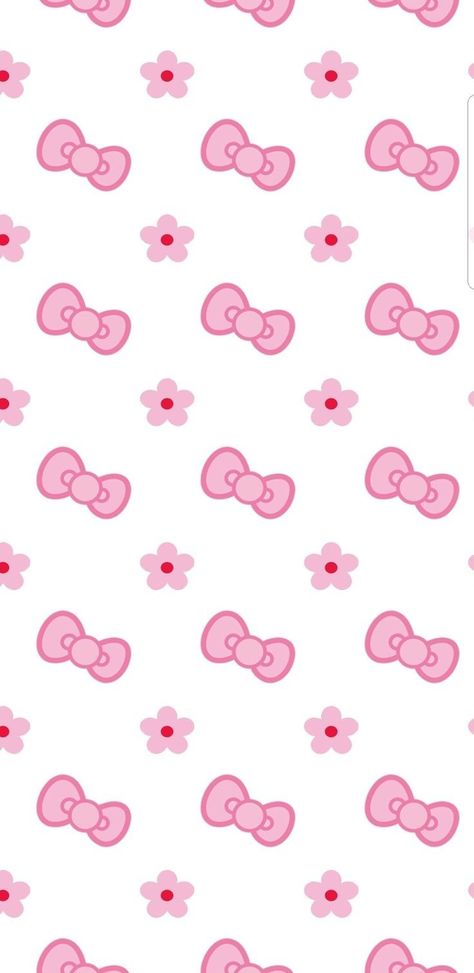 Flower Cute Wallpaper, Pink Hello Kitty Wallpaper Iphone, Hello Kitty Wallpaper Hd, Pink Wallpaper Hello Kitty, Hello Kitty Bow, Walpaper Hello Kitty, Flower Cute, Hello Kitty Themes, Hello Kitty Backgrounds