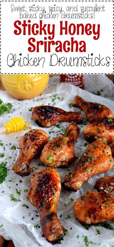 Chicken Drumstick Marinade, Honey Siracha Chicken, Spicy Chicken Drumsticks, Sriracha Chicken Wings, Grilled Chicken Drumsticks, Chicken Drums, Honey Sriracha Chicken, Sriracha Chicken, Chicken Leg Recipes