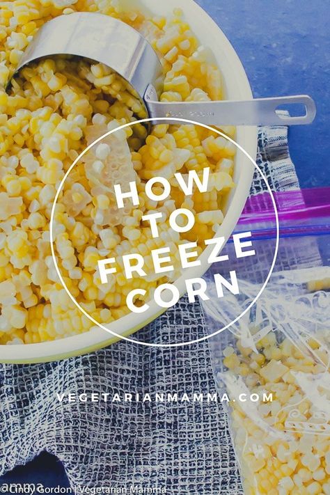 Wondering how to freeze corn on the cob? If so, you are in the right place. We are going to show you just how easy freezing corn can be! #freezercorn #cornonthecob Freezer Meal Ideas, Leftover Corn, Freezing Corn, Zucchini Corn Fritters, Hot Corn Dip, Hot Corn, Plant Based Snacks, Corn Fritters, Vegan Side Dishes