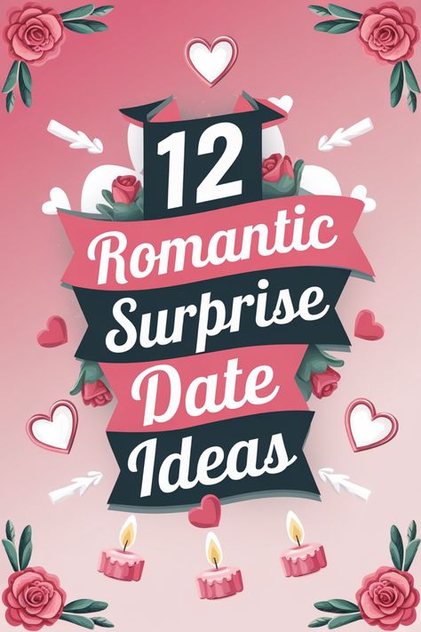 Discover 12 romantic surprise date ideas to spice up your relationship! From creative picnic setups to stargazing under the night sky, these unforgettable experiences will surely impress your partner. Whether you're celebrating an anniversary or simply want to show appreciation, these date ideas are perfect for creating lasting memories together. Plan a unique and thoughtful surprise date with our curated list of romantic suggestions that will make your loved one feel truly special. Surprise Date Ideas, Spice Up Your Relationship, Surprise Date, Cabin In The Mountains, Get A Girlfriend, Romantic Surprise, Get A Boyfriend, Hiking Spots, Opening Credits