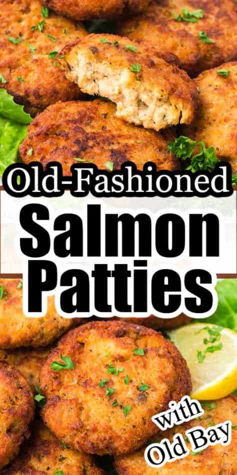 These old-fashioned salmon patties are so easy and made with canned salmon! They use just a few ingredients and are so good! Canned Salmon Patties Recipe Easy, Salmon Cakes With Canned Salmon, Old Fashioned Salmon Patties, Salmon Croquettes Recipe, Canned Salmon Patties, Canned Salmon Recipes, Croquettes Recipe, Fish Salmon, Canned Salmon