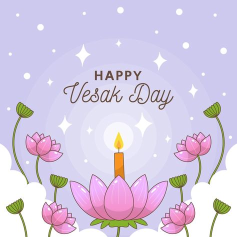 Drawing with happy vesak day theme Free ... | Free Vector #Freepik #freevector #flower Vesak Decorations, Vesak Day Design, Happy Vesak Day, Happy Vesak, Vesak Day, Back To School Wallpaper, School Wallpaper, Ivy Flower, Drawing Themes