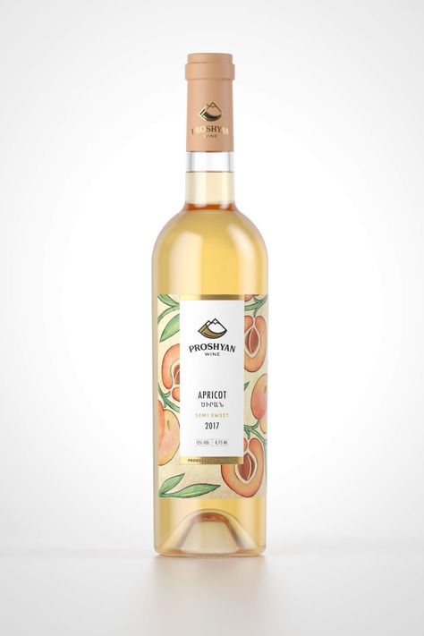 Fruit Wine Packaging Design, Rose Wine Label, Wine Branding Design, Modern Wine Labels, Creative Wine Label, Wine Bottle Packaging, Wine Branding, Animals Tattoos, Tattoos Quotes