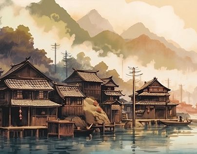 Japanese Fishing Village, Fishing Villages, Fishing, Fish