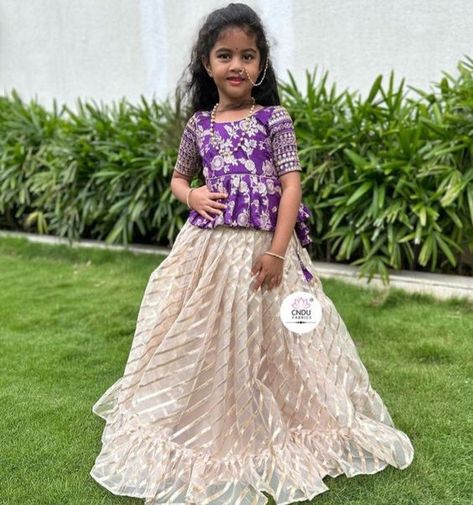 <-----Hashtags-----> Lehnga Dress Pakistani, Ghagra Choli For Kids, Kids Ghagra Choli Design, Net Frocks, Choli Pattern, Cotton Frocks For Kids, Frocks For Kids, Kids Party Wear Dresses, Kids Dress Collection