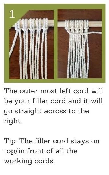 Easy Macrame Wall Hanging, Clove Hitch Knot, Hitch Knot, Pola Macrame, Half Hitch Knot, Macrame Knots Tutorial, Macrame Bracelet Patterns, Knots Tutorial, Macrame Wall Hanging Diy