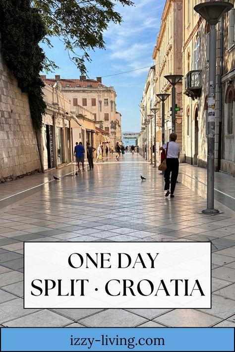 Split is the second-largest city in Croatia. It faces the sparkling Adriatic Sea with mountains for a backdrop. Always buzzing, Split has the perfect balance of tradition and modern life. If you want the perfect one day itineray for the Dalmatian life in Split, read this blog. Split Croatia Photography, Croatia Island Hopping, Greek Cruise, Split Croatia, The Roman Empire, Mediterranean Cruise, Croatia Travel, Island Living, Adriatic Sea