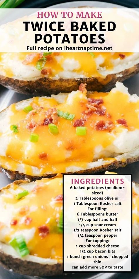 Baked Stuffed Potatoes Recipes, Twice Baked Potatoes In The Oven, What To Eat With Twice Baked Potatoes, Best Baked Potatoes In The Oven, Bake Potatoes Recipes Stuffed, Twice Baked Potatoes Easy, Recipe For Twice Baked Potatoes, Twice Baked Potato Recipe, Double Baked Potatoes