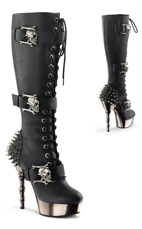 Demonia boots aesthetic