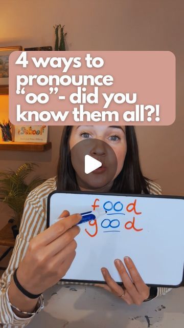 Phonics For Beginners, English Reading For Beginners, Oo Phonics, Phonics Videos, Phonics Readers, Catholic Homeschool, Beginner Reader, Reading For Beginners, Special Education Elementary