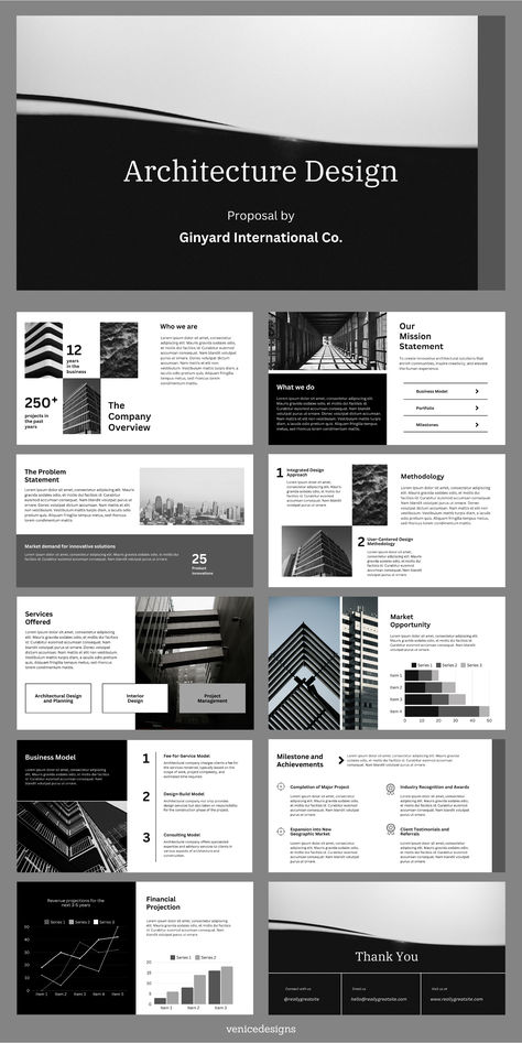 Black Architecture Design Proposal Presentation Presentation Template Architecture, Powerpoint Design Architecture, Design Proposal Presentation, Marketing Ppt Template, Architecture Powerpoint, Proposal Presentation, Black Architecture, Ppt Template Design, Design Proposal