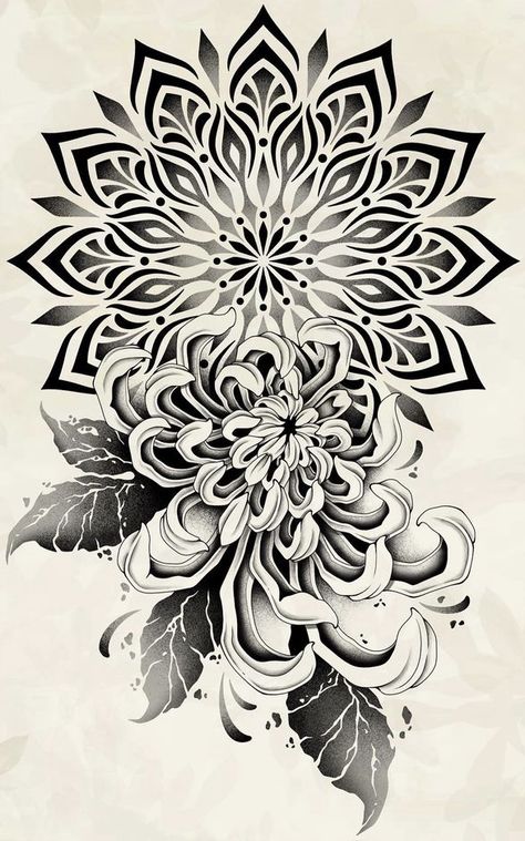 Dragon Half Sleeve Tattoo Design, Mandela Tattoo Drawing, Lotus Flower Dotwork, Filigree Mandala Tattoo, Ornamental Zodiac Tattoo, Mandela Leg Sleeve, Mexican Mandala Tattoo, Mandela Tattoo Stencil, Dahlia Mandala Tattoo