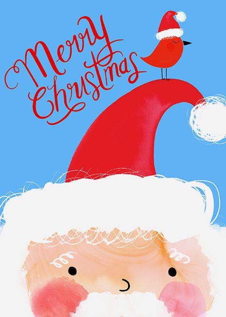 Margaret Berg Art: Santa+Face+Birdie Santa Face Illustration, Jewish Hanukkah, Face Illustration, Friendship Love, Santa Face, Crafty Kids, Dog Travel, Christmas Illustration, Paris Travel