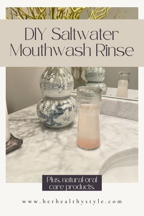 Salt Water Mouth Rinse Benefits, Salt Water Rinse For Gums, Salt Water Rinse Mouth, Salt Water Mouth Rinse, Diy Mouthwash Recipes, Nontoxic Makeup Brands, Waves Natural Hair, Clean Beauty Aesthetic, Heavy Metal Detoxification