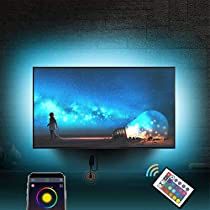 Check this out at Amazon Lights Behind Tv, Gifts For Gamer Boyfriend, Tv Led Backlight, Tv Mirror, Led Mirrors, Tv Backlight, Lights For Bedroom, Music Beats, Rgb Led Strip Lights