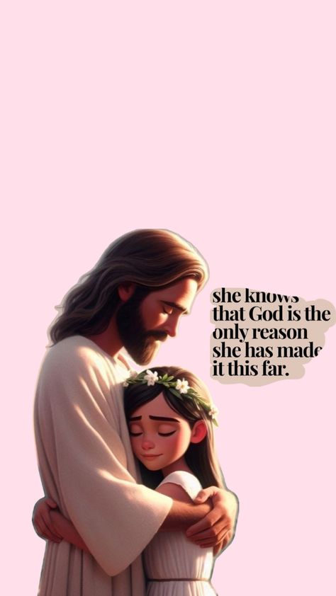 Daughter of God Christian Journal Prompts, Jesus Love Images, Good Woman Quotes, Christian Cartoons, Christian Quotes Wallpaper, Bible Humor, I Love You God, Jesus Christ Art, Gods Love Quotes