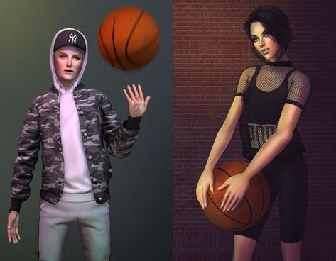 Gradually, with new works, I will try to transfer as much as possible of my work from previous years. In parallel, I am finishing its analogues for TS4. Today with a basketball. The next post will be with the same Sims 4 poses. Sims 4 Basketball Poses, Sims 4 Poses, Ts4 Poses, 4 Poses, New Works, A Basketball, Ts4 Cc, Sims 2, Previous Year