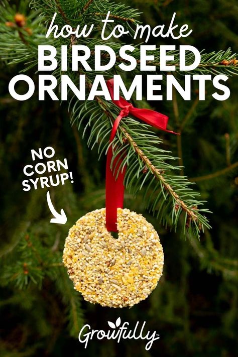 The holiday season is here, and you need some fun Christmas crafts to make with the kids. Look no further than this easy birdseed ornaments tutorial. Bird Food Ornaments, Bird Seed Crafts, Bird Seed Ornaments Recipe, Ornaments Recipe, Seed Ornaments, Birdseed Ornaments, Bird Seed Ornaments, Bird Feeder Craft, Ornaments To Make