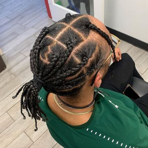 Asap Rocky Braids, Man Ponytail, Braids For Men, Braids With Fade, Hair Twists Black, Natural Hair Men, Braid Styles For Men, Strong Person, Rocky Mount Nc