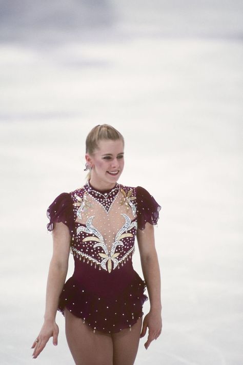 Seven Super Girls, Ice Skating Outfits, College Dance, Ice Capades, Triple Axel, Gold Brocade Dress, Gold Embroidered Dress, Chartreuse Dress, I Tonya