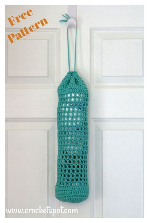 10 Plastic Bag Keeper Free Crochet Pattern Crochet Bag Saver, Crochet Grocery Bag, Bag Holder Pattern, Plastic Bag Crochet, Grocery Bag Holder, Free Crochet Doily Patterns, Free Crochet Bag, Plastic Bag Holders, Crochet Abbreviations