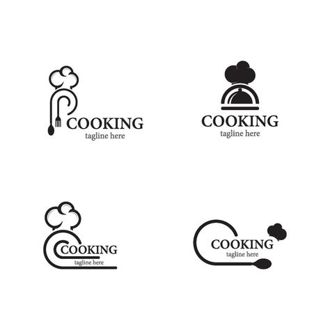 Kitchen Logo Design Branding, Kitchen Logo Design Ideas, Kitchen Appliances Logo, Cooking Logo Design, Kitchen Logo Design, Cook Logo, Appliance Logo, Logo Dessert, Eco Logo Design