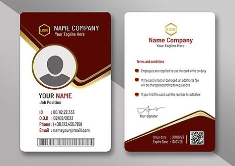 Id Layout Design, Id Design Card, I Card Design, Access Card Design, Identification Card Design, Card Name Design, Id Cards Design, Id Card Aesthetic, Id Card Design Creative