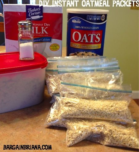 Oatmeal Instant pack ingredients Diy Instant Oatmeal Packets, Diy Instant Oatmeal, Homemade Instant Oatmeal, Instant Oatmeal Packets, Homemade Oatmeal, Oatmeal Packets, Instant Oatmeal, Sukkot, Freezer Cooking