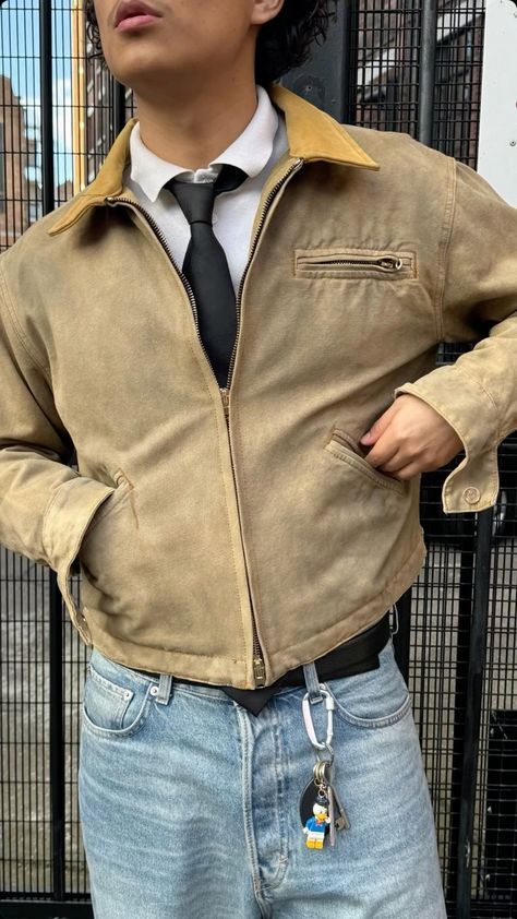 Engineer Outfit Man, Dude Fits, Necktie Outfit, 2024 Clothes, Fall Outfit Inspiration, Color Plain, Classy Outfits Men, Streetwear Fits, Paparazzi Photos