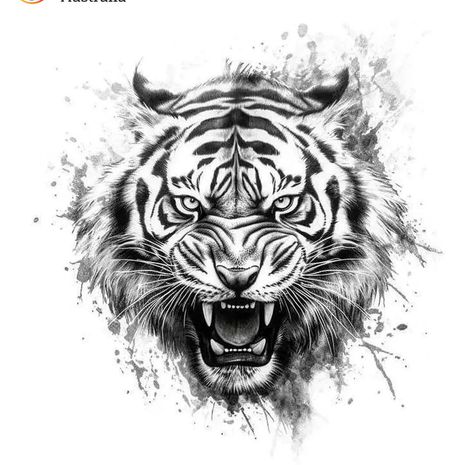 Tiger Face Tattoo Design, Tiger Tattoo Design Men, Tiger Tattoo Men, Realistic Tiger Tattoo, Tiger Face Drawing, Let It Go Tattoo, White Tiger Tattoo, Tiger Face Tattoo, Tiger Head Tattoo