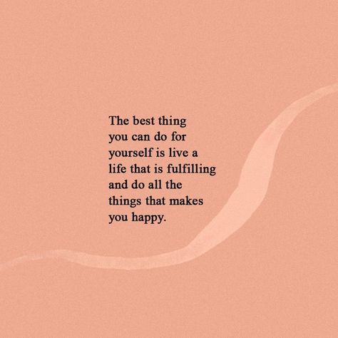 @razzledesigns on Instagram: ““The best thing you can do for yourself is live a life that is fulfilling and do all the things that makes you happy.” 💫” Do Things That Make You Happy, Can You Be, And Just Like That, You Happy, The Things, You Can Do, Are You Happy, Things That, Good Things