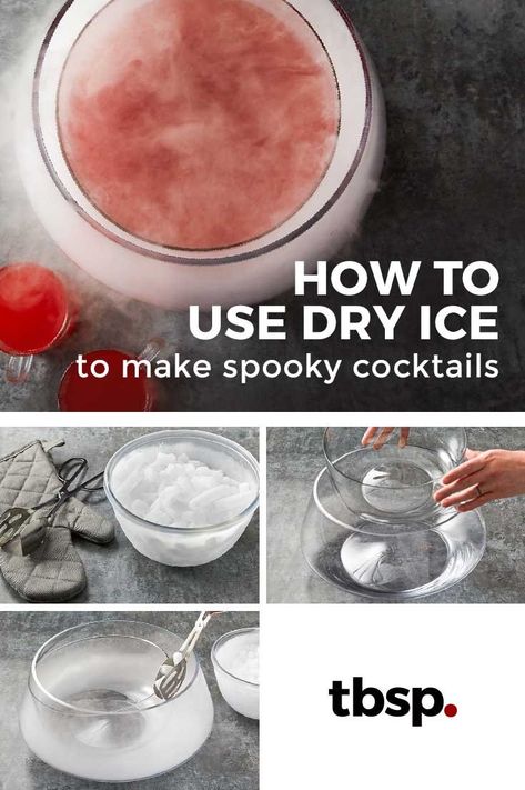 Halloween Drinks With Dry Ice, Halloween Cocktails Dry Ice, Halloween Drinks Dry Ice, Dry Ice Punch Bowl, How To Use Dry Ice, Dry Ice Punch, Dry Ice Halloween Drinks, Cocktails With Dry Ice, Dry Ice Cocktail