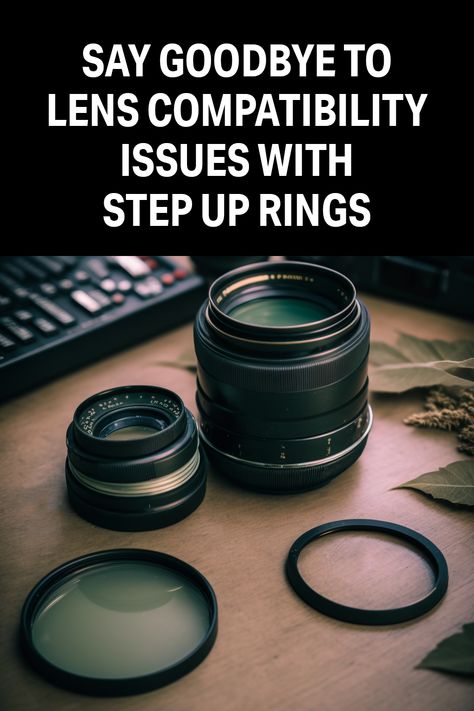 Unleash the full potential of your camera lens collection with step up rings! Our pins will show you how these affordable and versatile accessories can help you overcome lens compatibility issues and expand your shooting capabilities. Follow us for tips, tricks, and creative inspiration that will take your photography game to the next level! Photography Games, Tips Tricks, Full Potential, Camera Accessories, Creative Inspiration, Camera Lens, Photography Ideas, Being Used, Step Up