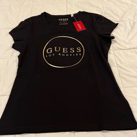 GUESS tee shirt womens NWT $20 size large Ladies Tee Shirts, Womens Tees, Tee Shirt, Womens Shirts, Tee Shirts, T Shirts For Women, Mens Tshirts, Closet, Fashion Tips